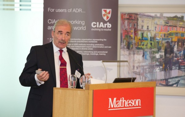 Joe Behan speaking on Mediation at the CIArb Centenary Conference Nov 2015